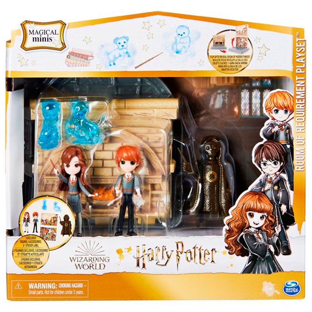 HARRY POTTER MINI FIGURA PLAYSET LA SALA DE LOS MENESTERES HERMIONE AND RON HARRY POTTER MINI FIGURA PLAYSET LA SALA DE LOS MENESTERES HERMIONE AND RON